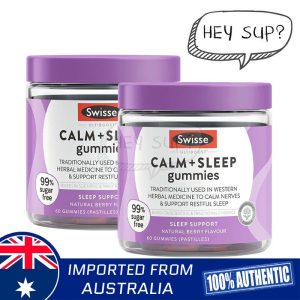 Swisse - Ultiboost 鎮靜及助眠軟糖 60粒 x 2 - 天然莓果味